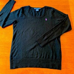 Ralph Lauren merino wool scoop neck pullover sweater